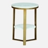 Metallita Metal Side Table in Gold Colour