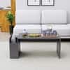 Hexa Engineered Wood Coffee Table In Slate Grey