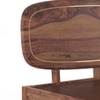 Nimbus Solid Wood Queen Size Bed With Drawer Storage (Teak Finish)