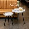 Metal Iron Side Table in Multicolor Colour