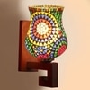 Devansh Solid Wood Electric Wall Light in Multi Colour with Multi Shade Count of 1 Light
