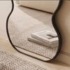 The Artment Black Meander Unbreakable Floor Mirror For Home (160 X 60 CM)