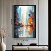 The Castle Decor Modern Abstract Wall Art Framed Painting 20x30 Inch Style 5