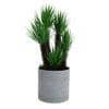 White Artificial Plant With Pot