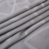 Grey And White Geometric Cotton 400 Tc fitted Double Queen Size Bedsheet With 2 Pillow Covers