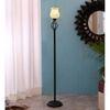 Edie Black Glass Shade Floor Lamp