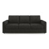 Apollo Compact Sofa Set (Colour : Graphite Grey, Cushion : Soft, Back Type : Regular, Seater : 3+1+1)