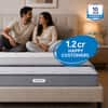 Sleepwell FitRest Plus Premium Mattress Medium Firm Plush Quilt Queen Size 75x66x7 in