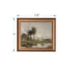 Artistry Grey Green River Landscape Canvas Wall Prints Canvas Wall Prints Set of 1 Multicolor Matte