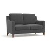 Abbey 2 Seater Fabric Sofa In Steel Colour