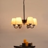 Devansh Black Wall Mounted Lamp With Off-White Cotton Shade
