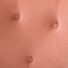 Dawson Solid Wood Accent Chair in Pink Colour