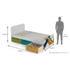 Simply Perfect Engineered Wood Drawer Storage Bed in Multi Colour Colour