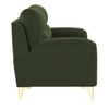 Osbert Velvet 3 Seater Sofa in Olive Green color