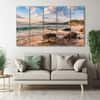 The Castle Decor Diamond Crystal Rhinestone Wall Art Set of 5 27x48 Inch