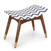 Zuno Blue Stripes Seating Stool