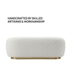 Elegantensemble Wood 3 Seater With Upholstery Non Storage Sofa In White Colour