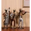 Desert Art Metal Handpainted Musician Figurine Set of 3