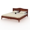 Ashmore Solid Wood King Size Non Storage Bed In Honey Finish
