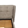 Heritage Engineered Wood Double  Size Bed Without Storage (Grey Colour)