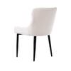 Loberona Fabric Dining Chair in White Colour