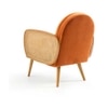 Holden Cane Accent Chair in Brown Colour