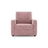 Apollo High Back 1 Seater Fabric Sofa in Desert Rose Colour
