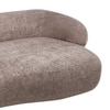 Luxelounge Wood 3 Seater With Upholstery Non Storage Sofa In Grey Colour