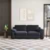 Esquel Premium 3 Seater Fabric Sofa in Deep blue velvet Colour