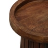 Zen Solid Wood Side Table in Tubbaq Finish