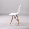 Kepler Brooks Leo Cafeteria Dining Chair in White Colour