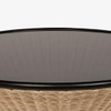 Andaman Camorta Rattan Coffee Table in Brown Colour
