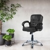 Veaoilaa Mid Back Executive Chair in Black Colour