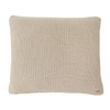 Moss Knit Cotton Cushion Cover  Stone 24X24  Inches