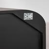 Soncy Solid Mango Wood Sideboard with 3 Door in Black Finish