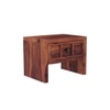Tiana Solid Wood Bedside Table in Teak Finish