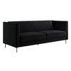 Vespa Fabric Sofa - Black