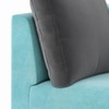 Sigmund Day Bed Colour Icy turquoise velvet, right aligned