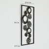 W-Alka Abstract Metal Wall Decor in Multicolor Set of 1
