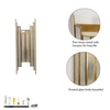 Hollis Brass and Glass Wall Light