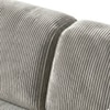 Sophisticated Wood Right Aligned 2-Seater With Upholstery Non Storage Sofa In Grey Colour