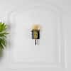 Minimal Black Metal Wall Light