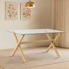 Nobu 6 Seater Glass Top Dining Table