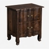 Bespoke Solid Wood Bedside Table in Walnut Finish