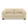 Esquel 3 Seater Leatherette Sofa in Cream Colour