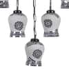 Devansh Solid Wood Electric Wall Light in Brown Colour with Multi Shade Count of 1 Light