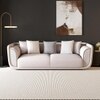 Astoria 2 Seater Fabric Sofa in Sea Salt Grey Colour