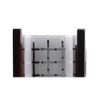 Burdette Brown Glass Wall Light