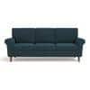 Oxford 3 Seater Fabric Sofa in Indigo Blue Colour