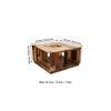 Wayne Sheesham Wood Coffee Table In Natural Rosewood (Semi Gloss)